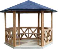 Kiosque en bois Kiosque en bois